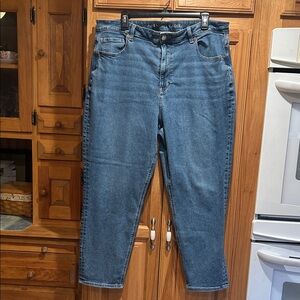 AE stretch jeans high waisted ankle straight jean.